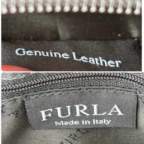 Furla Persian Lamb Fur Leather Shoulder Bag - Picture 7 of 17